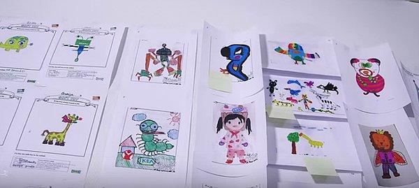 100'den fazla minik tasarımcının katıldığı yarışmada daha önce de 10 tatlı çizim seçilerek oyuncağa dönüştürüldü.