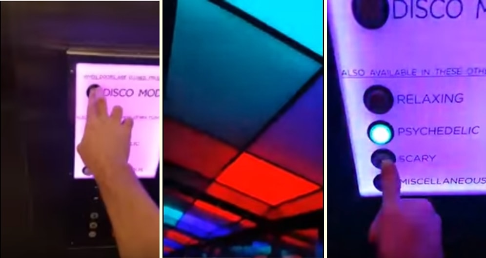 Disko Modu Dahil Birçok Modu Olan Görüp Görebileceğiniz En Eğlenceli Asansör