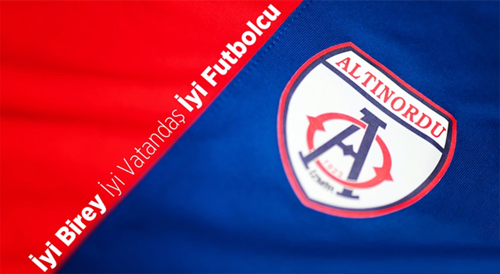 İyi Birey İyi Vatandaş ve İyi Futbolcu Yetiştirmek İçin Adanan Fikirlerin Eseri: Altınordu Futbol Kulübü