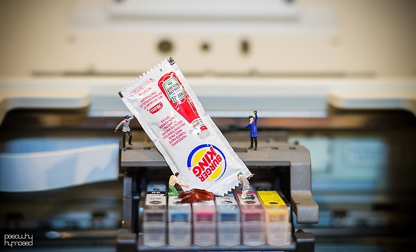 15. Кетчуп вместо картриджа