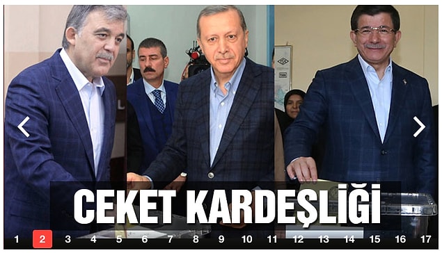 Sözcü, yine ceketle gömlekle uğraşmaya başlamış, sonuçlar kötü anlaşılan :)