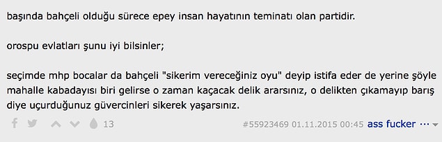 Ekşiciler de bazen taşı gediğine oturtuyor. Bahçeli benim kırmızı çizgim, ama tabii bu akşam da önemli!