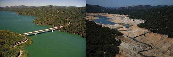 Oroville Gölü, Kaliforniya; 2011 - 2014 Arası