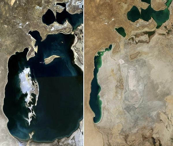 Aral Denizi; 1989 - 2014 Arası