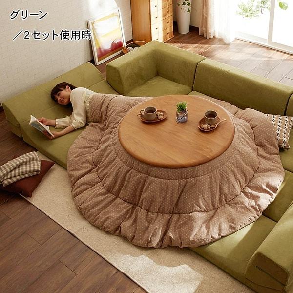 Modern Kotatsu'lar tam bir yaşam alanı olarak tasarlanmış.
