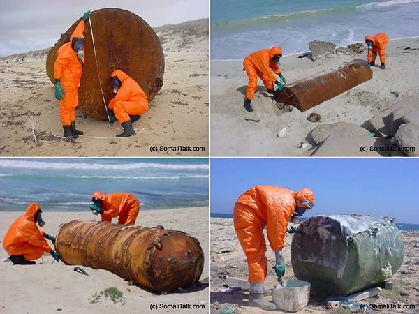 10. Bu durum uzun süre inkar edildi. Ama 2004'te yaşanan bir tsunami sırasında zehirli atıklar kıyıya vurunca söylenenlerin doğru olduğunu ortaya çıktı.