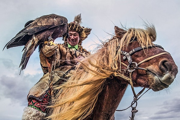 6. Kazak kuşbeyleri ayrıca, kartalları huyları açısından; “akbeyil” yani munis ve “kingi” ters mizaclı olarak ikiye ayırırlar. Akbeyil kuşlar sorun çıkarmadan insana çabuk alışırlar. Ters huylu kuşların ehlileştirilmesi ise uzun zaman alabilir.