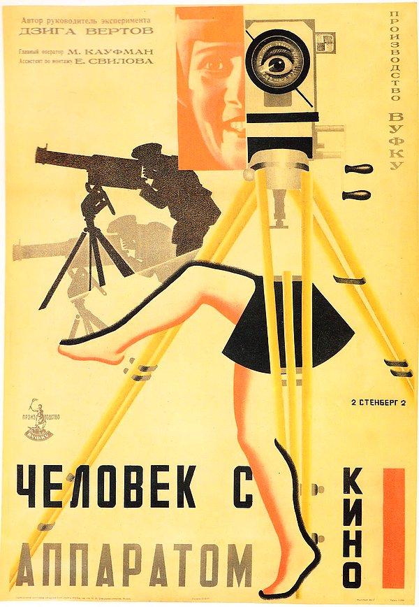 12. Man with a Movie Camera (Kameralı Adam) 1929