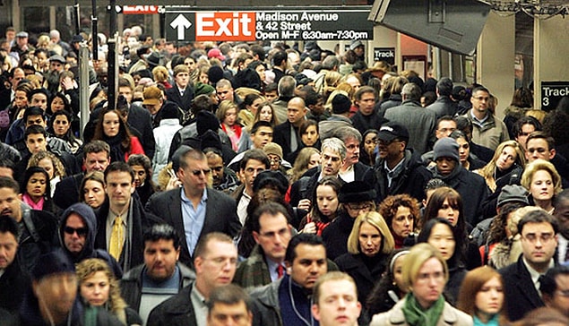 5. Manhattan'ın nüfus yoğunluğuna göre ise,