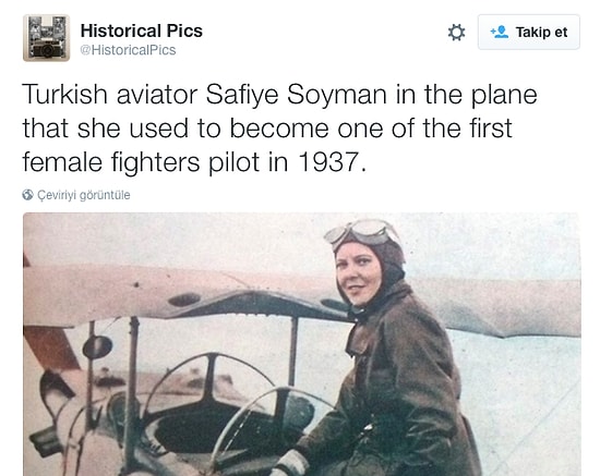 ‘Historical Pics’, Sabiha Gökçen ile Safiye Soyman'ı Karıştırdı