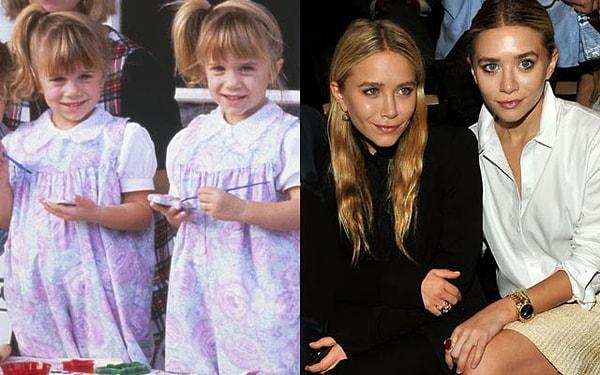 8. Dizide Michelle'i canlandıran Olsen ikizlerinin değişimi en doğalı, çünkü bebeklikten yetişkinliğe geçtiler.