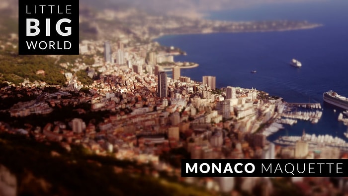 Timelapse Görüntüler Eşliğinde Monaco'nun Minyatürize Edilmiş Muhteşem Manzaraları