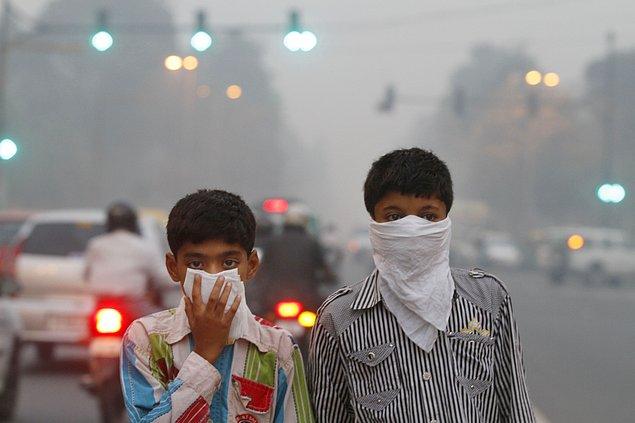 Rapora göre her yedi çocuktan biri Dünya Sağlık Örgütü (DSÖ) tarafından belirlenen sınırın altı katı üzerindeki hava kirliliğine maruz kalıyor
