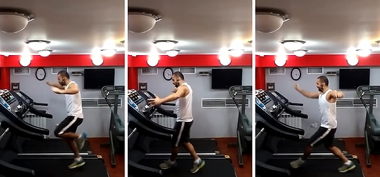 Koşu Bandını Dans Pistine Çeviren Genç Adam