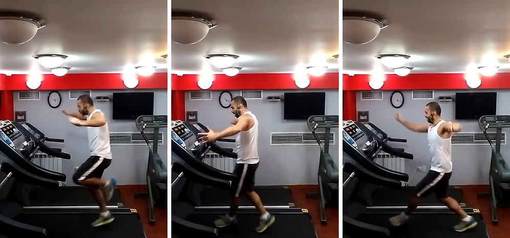 Koşu Bandını Dans Pistine Çeviren Genç Adam