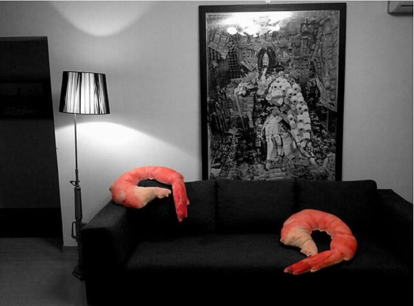 Можно сказать, что "креветка" стала новым элементом японского декора