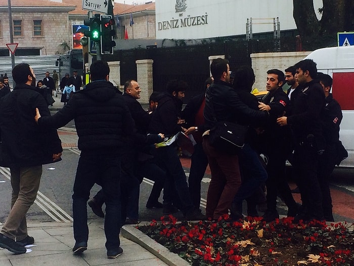 Başbakanlık Ofisi Önünde Aziz Güler'in Cenazesi İçin Eylem