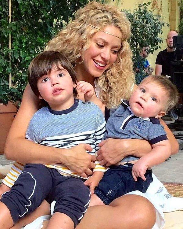 15. Shakira ve Gerard Piqué’nin oğulları Milan ve Sasha