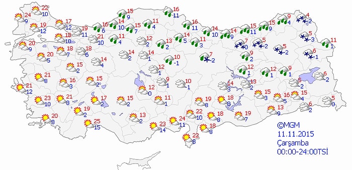 Dikkat! Meteoroloji'den Kuvvetli Yağış, Yoğun Kar Yağışı ve Fırtına Uyarısı