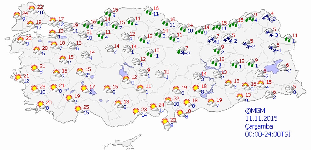 Dikkat! Meteoroloji'den Kuvvetli Yağış, Yoğun Kar Yağışı ve Fırtına Uyarısı
