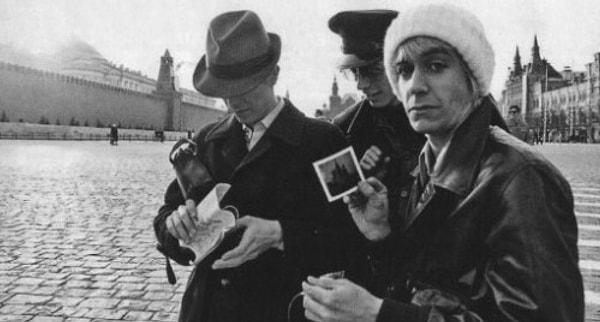 25. David Bowie ve Iggy Pop Moskova'da, 1976.