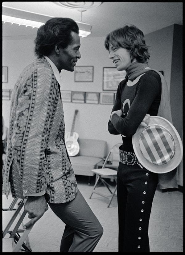 26. Chuck Berry ve Mick Jagger.