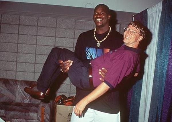 29. Shaquille O'Neal ve Bill Gates.