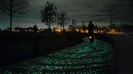 Van Gogh'dan Esinlenilerek Dizayn Edilen Bu Bisiklet Yolu Geceleri Işık Saçıyor!