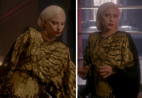 15. И наконец, когда она оделась в стиле Бланки Дюверекс в изумительно яркий балахон.