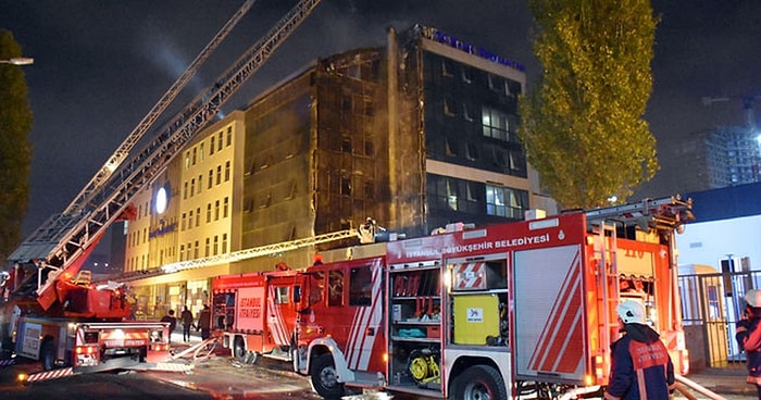 Haliç Üniversitesi'nde Yangın