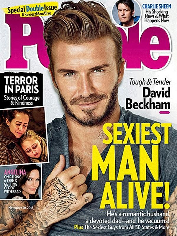 ABD’de haftalık olarak çıkan magazin dergisi People, bu sene “Yaşayan En Seksi Erkek” ödülüne eski futbolcu, şimdilerde ise modellik yapan David Beckham'ı layık gördü.