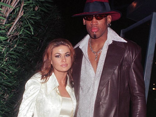 7. Carmen Electra-Dennis Rodman