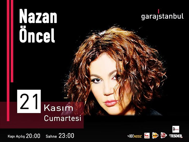 Nazan Öncel 21 Kasım'da garajistanbul'da!