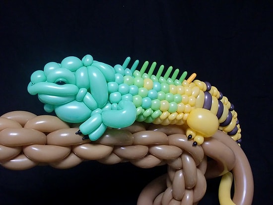 Чудесные творения из воздушных шаров