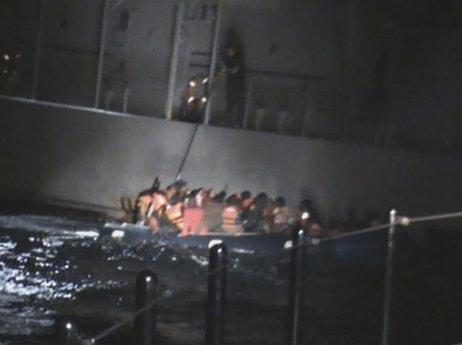 Yunan Sahil Güvenlik Ekipleri Sığınmacı Botunu Batırmaya Çalışmış...