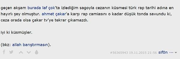 14. Ahmet Çakar bir tv kanalındaki programda rap müziğe iyi sallamıştı. Başka bir kanalda bir araya gelmesini sağlamışlar :)