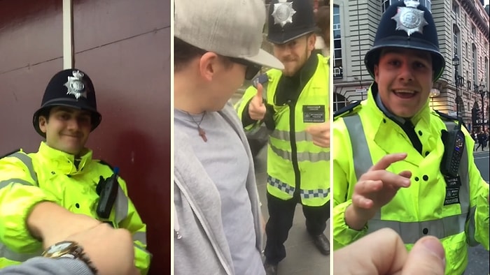 Görmeye Alışık Olmadığımız Görüntüler: Espri Anlayışı Hat Safaya Ulaşmış İngiliz Polisi