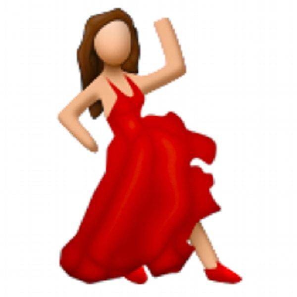 10. Yan yana 18 tane dans eden kırmızı elbiseli kadın emojisi, kadınların whatsapp gruplarının değişilmezidir. Erkeklerde ise genelde nadiren kullanılan 😄 dışında, öne çıkan emoji yoktur.