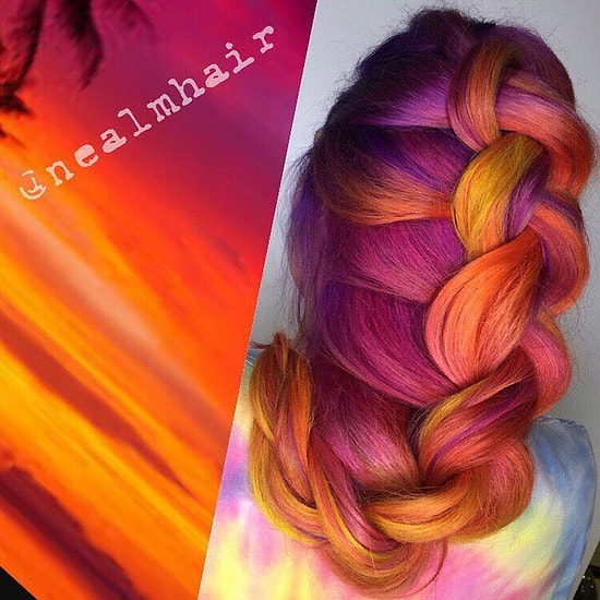 Gün Batımının Tüm Göz Kamaştırıcı Renklerini Saçlarla Buluşturmaya Ne Dersiniz?