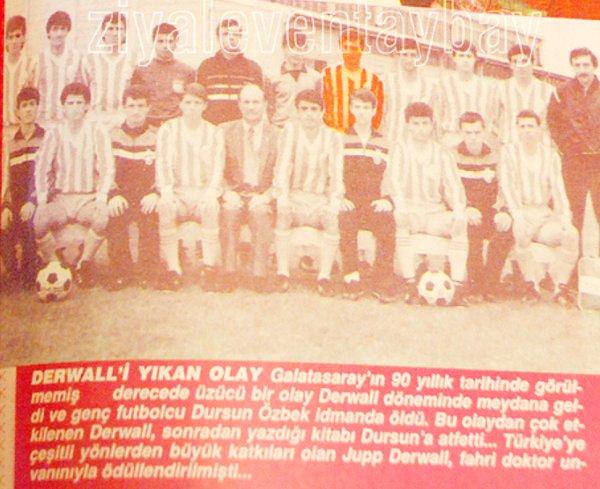 2. O dönem henüz 17 yaşındaki bir genç futbolcu, Dursun Özbek'tir Jupp Derwall'ın unutamadığı isim...
