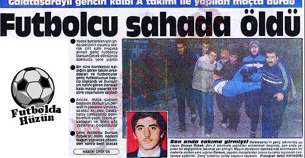 3. 9 Aralık 1986'da, gazetecilerin bile soğuktan izleyemediği bir antremanda kendisini Derwall'a gösterebilmek için canını dişine takmış genç Dursun, bir anda yere yığılmıştı.