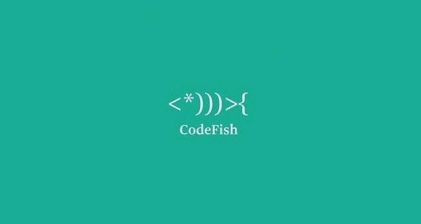 8. Kodlardan yapılmış bir balık