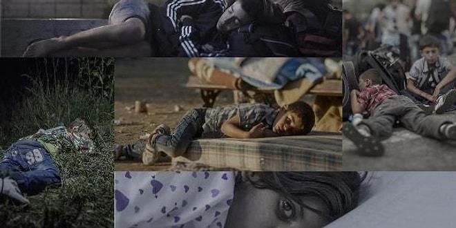 Uyurken Fotoğraflanan Suriyeli Çocuklar, Bir Neslin Nasıl Kaybolduğunu Sessizce Anlatıyor