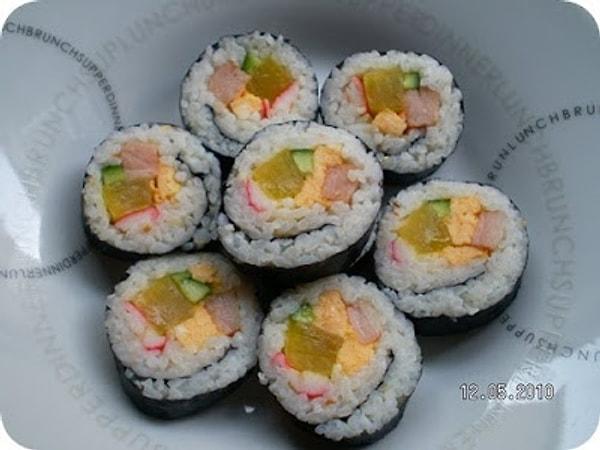 3. Kore'nin sushi'si: Kimbab