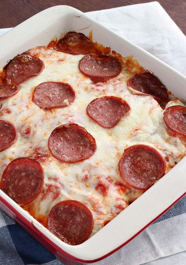 12. Hem pizza hem patates evet kendisi hayalden bile güzel!