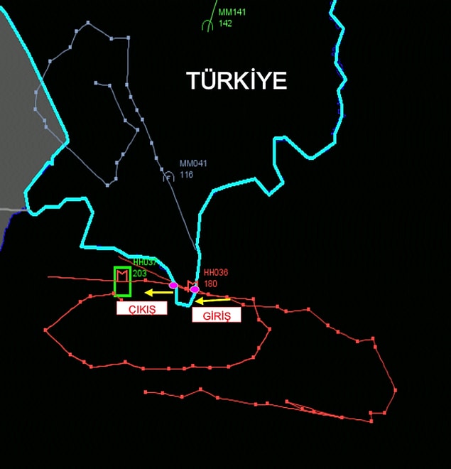 Rusya'nın sınır ihlal etmedik açıklaması sonrası TSK vurulan uçağın iz analizini paylaştı
