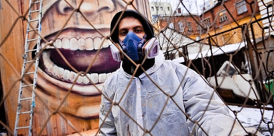 Гениальные работы русского уличного художника