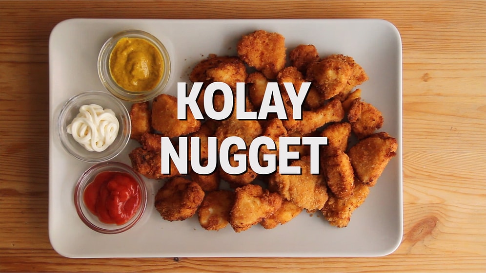 Bizi Mutfağa Hapsetmeden, Tadı Damağımızda Kalacak En Çıtır Lezzet! "Kolay Nugget"