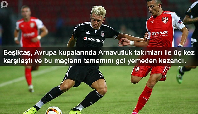 BİLGİ | Beşiktaş, Arnavutluk takımları ile üç kez karşılaştı ve bu maçların tamamını kazandı.