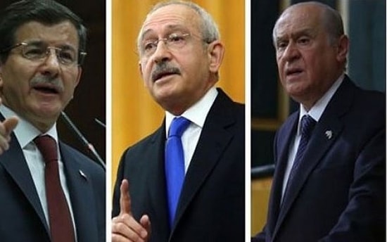 Davutoğlu, Kılıçdaroğlu ve Bahçeli ile Görüştü